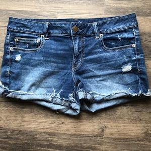 American Eagle Distressed Denim Shorts